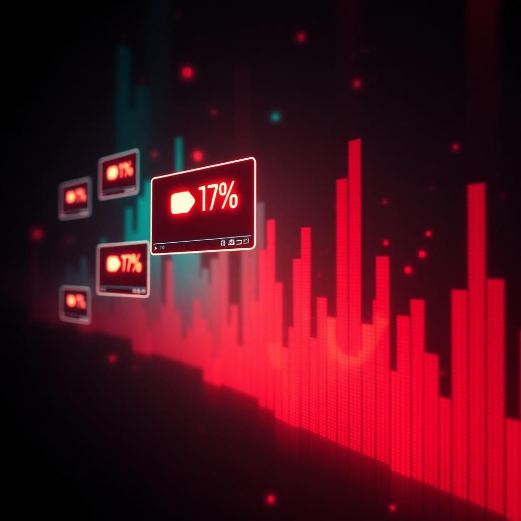 Heatmap visualization of thumbnail CTR benchmark study